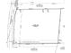 Detailed plot map outlining property lines, dimensions, and easement information on 2.25 acres at 2200 Upper Burris Rd, Canton, GA 30114