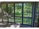 Enclosed porch overlooking lush greenery and open yard at 4370 Tradition Ter, Austell, GA 30106