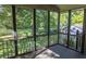 Screened-in porch with views of the backyard and greenery at 4370 Tradition Ter, Austell, GA 30106