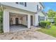 Attached garage with interior access, featuring storage shelves and utility connections for added convenience at 912 Third St, Stone Mountain, GA 30083
