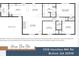 Detailed floor plan showcasing the layout with kitchen, living room, bedrooms, and utility areas at 3105 Hamilton Mill Rd, Buford, GA 30519