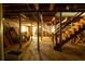 Spacious basement with exposed pipes and wooden stairs to upper level at 1398 Christmas Ne Ln, Atlanta, GA 30329