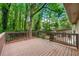 The spacious back deck is perfect for entertaining at 1415 Hialeah Ct, Marietta, GA 30062