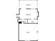 Layout featuring a garage, laundry, bath, recreation room, and screened porch at 1415 Hialeah Ct, Marietta, GA 30062