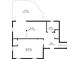 Layout showcasing a bedroom, room, bathroom, and hall, with patio dimensions at 1415 Hialeah Ct, Marietta, GA 30062
