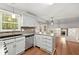 Bright kitchen featuring stainless steel appliances, tile backsplash, and breakfast bar at 1415 Hialeah Ct, Marietta, GA 30062