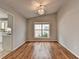 Cozy dining room features wood look floors at 1965 Sterling Creek Ct, Snellville, GA 30078