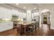 Kitchen with stainless steel appliances, light countertops and hardwood floors at 2700 Vinings Orchard Cir, Atlanta, GA 30339