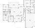 Detailed floor plan showcasing the layout, including the living room, bedrooms, kitchen, and covered deck at 124 White Oak Trl, Cumming, GA 30028