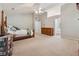 Spacious main bedroom featuring carpet and high ceiling at 1679 Summit Place Way, Loganville, GA 30052