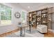 Cozy office with natural light, modern décor, and built-in shelving at 1273 Grayson Pkwy, Grayson, GA 30017