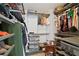 A well organized closet featuring shelving for shoes and clothes at 3420 Griffin Way, Cumming, GA 30040