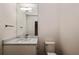 Contemporary bathroom with marble countertop and modern sink at 2746 Emerald Dr, Jonesboro, GA 30236