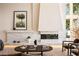 Bright and airy living room featuring a modern fireplace and stylish furniture at 2746 Emerald Dr, Jonesboro, GA 30236