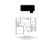Floor plan displaying the first floor layout, with kitchen, living room, dining room, and primary bedroom suite at 5928 Edenfield Nw Dr, Acworth, GA 30101