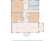 Detailed floor plan showcasing the layout of bedrooms, bathrooms, kitchen, living room, and dining area at 1111 Edgefield Sw Dr, Atlanta, GA 30310