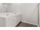 Bright bathroom featuring double vanity with ample counter space at 408 Oak View Ln, Dallas, GA 30157