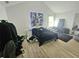 View of bedroom with neutral colored walls and flooring at 4925 Locherby Dr, Fairburn, GA 30213