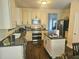 Kitchen with stainless steel appliances and a center island at 4925 Locherby Dr, Fairburn, GA 30213