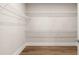 Walk-in closet with metal shelving for maximum storage at 1609 Tielman Way, Snellville, GA 30078