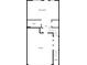 Basement floor plan displaying the Gathering room, bathroom, hall, foyer, garage, and stairwell at 3 Hundley Ln, Roswell, GA 30076