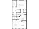 Upstairs floor plan showing the primary bedroom, multiple bathrooms, laundry room, and two additional bedrooms at 3 Hundley Ln, Roswell, GA 30076