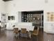 Spacious meeting room, featuring a large table and brick accent wall at 3 Hundley Ln, Roswell, GA 30076