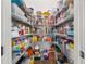 Spacious walk-in pantry features floor-to-ceiling wire shelving for optimal storage at 3 Hundley Ln, Roswell, GA 30076