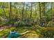 View of a backyard featuring a playset, slide, and a swing set at 6990 Brandon Mill Nw Rd, Atlanta, GA 30328