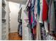 View of a walk-in closet with shelving and hanging storage for clothing at 6990 Brandon Mill Nw Rd, Atlanta, GA 30328