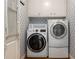 Efficient laundry room equipped with modern washer and dryer units, providing convenience and functionality at 6990 Brandon Mill Nw Rd, Atlanta, GA 30328