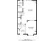 Detailed floor plan of the second floor, featuring a living room, foyer, and eat-in kitchen at 2281 Millhaven Se St # 18, Smyrna, GA 30080