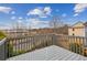 Balcony overlooking the street and neighboring houses, providing a private outdoor space at 326 Oakview Way, Canton, GA 30114