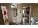Hallway with access to the bathroom, shower, laundry room and storage at 1833 Stephenson Rd, Lithonia, GA 30058