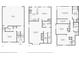 All floor plans featuring multiple bedrooms, bathrooms, garage, and living spaces at 106 Weatherstone Square Drive, Woodstock, GA 30188