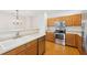 Kitchen featuring stainless steel appliances and ample counter space at 106 Weatherstone Square Drive, Woodstock, GA 30188