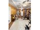 Basement gym with workout equipment and ceiling fan at 21 Picketts Ridge Ln, Acworth, GA 30101