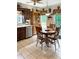 Eat in kitchen with stainless steel appliances, ample cabinet space, and a cozy dining area at 21 Picketts Ridge Ln, Acworth, GA 30101