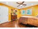 Cozy bedroom with hardwood floors, traditional furniture, and plenty of natural light at 3839 Brookcrest Cir, Decatur, GA 30032