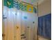 bathroom featuring a colorful shower curtain with an ocean theme at 410 Fitzgerald Ln, Fayetteville, GA 30215