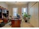Bright office with lots of natural light, built-in shelving and closet at 410 Fitzgerald Ln, Fayetteville, GA 30215