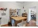 Open kitchen featuring an island, shelving, and a bright, airy atmosphere at 782 Marion Se Ave, Atlanta, GA 30312
