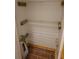 Empty closet with shelving, providing storage and organization options at 1167 Oakland Sw Dr, Atlanta, GA 30310