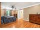 Bedroom with hard wood floors, natural lighting and ample space at 3392 Inns Brook Way, Snellville, GA 30039