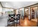 Kitchen with stainless steel appliances and a view into the dining room at 3392 Inns Brook Way, Snellville, GA 30039
