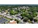 Community aerial view showcasing streets, buildings and parking at 380 South St, Buford, GA 30518