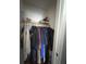Bright walk-in closet with shelving and hanging storage for organization at 380 South St, Buford, GA 30518