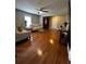 The living room has hardwood floors, neutral paint, and modern decor at 380 South St, Buford, GA 30518