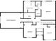 Second floorplan contains a primary bedroom, three bedrooms, a hall, two baths, and two walk-in closets at 858 Red Rock Ct, Suwanee, GA 30024