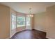 Bright dining area with large windows that provide ample natural light at 330 Kentwood Springs Dr, Hampton, GA 30228